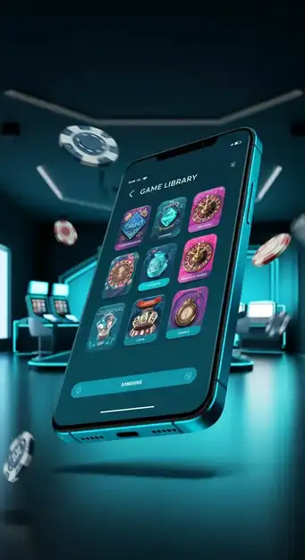 Visualisatie van diverse populaire slots en live casinotafels op het Casino Dynabet platform